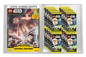 LEGO Star Wars - Serie 1 Trading Cards - Leere Sammelmappe + 20 Booster - Deutsc - Bild 1 von 1