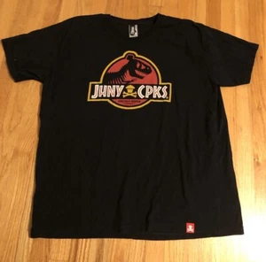 Johnny Cupcakes T Shirt Jurassic Park Dinosauro Nero 3XL - Foto 1 di 7