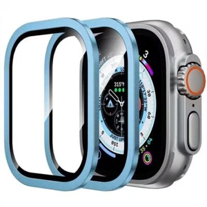 Für Apple Watch Ultra 2/1 49mm Titanlegierung 9H Hartglas Displayschutzfolie - Bild 1 von 19
