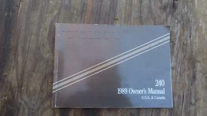 1989 Volvo 240 Owners Manual 1989 240 - Picture 1 of 14