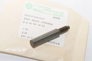 4x MIL spec Kegelstift mit M6-Gewinde-Zapfen, Stift, 8 x 50 mm, ähnlich DIN 7977 - Picture 1 of 6