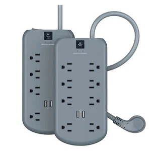 Member's Mark Surge Protector Bundle With USB (2-Pack) - Picture 1 of 1