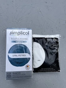 Simplicol Intensive Textilfarbe Intensiv OPAL - PETROL Plus 500g Dylon Salz - Bild 1 von 7