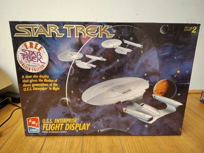 Vintage Star Trek IV The Voyage Home AMT Enterprise Model Kit - NEW  - Image 1 of 2