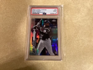 2020 Topps Chrome Luis Robert #60 Prizm Refractor Rookie PSA 9 Mint White Sox - Bild 1 von 2