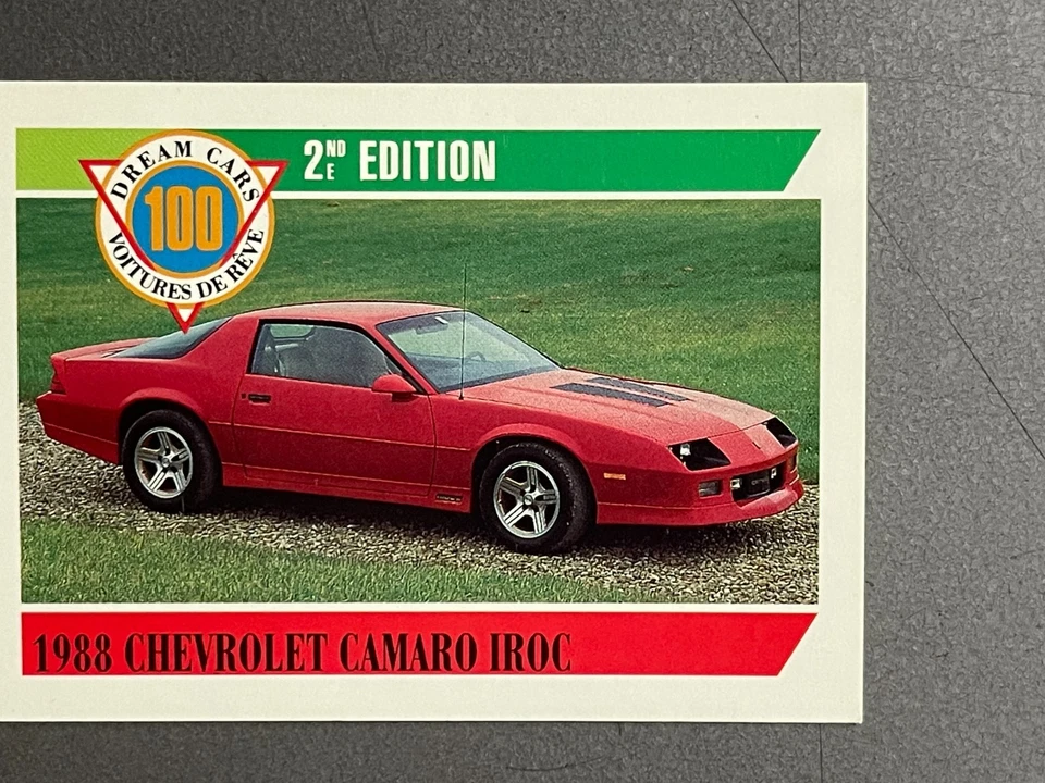 1988 Chevrolet Camaro Iroc Indy Dream Auto 2nd Edition Sammelkarte Selten #99 - Bild 1 von 1