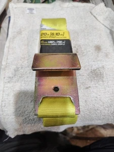 SmartStraps Winch Strap J Hook 20ft x 2in 5,000 Lb Capacity Yellow Model 281  - Picture 1 of 9