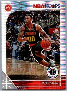 2019-20 Hoops Premium Stock #115 Jeff Teague Prizms Pulsar Atlanta Hawks - Picture 1 of 2