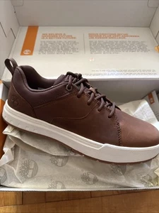 Timberland TB0a5Z1S  Maple Grove Low Lace Sneaker Medium Brown Size Mens 7.5 - Picture 1 of 7