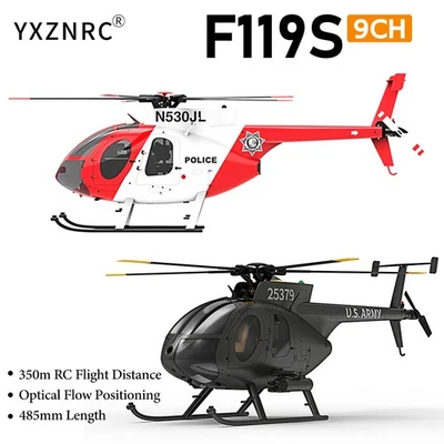 YUXIANG F119S MD500 Helicopter 9CH GPS Optical Flow Altitude Hold 6-Axis Gyro - Bild 1 von 4