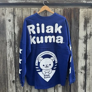 Camiseta Rilakkuma 20th USA Tour Edición Limitada Spirit Jersey LS Estampado Hinchado NUEVA XL - Imagen 1 de 8