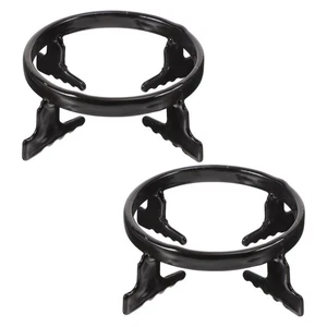  Anillo de wok de hierro 2 piezas: anillo de wok de repuesto para estufa de gas - soporte de olla antideslizante - Imagen 1 de 20