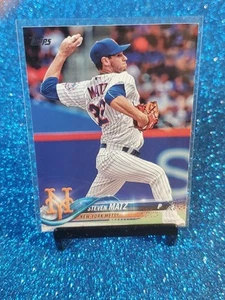 2018 Topps Baseball Series 1 #221 Steven Matz New York Mets - Picture 1 of 2