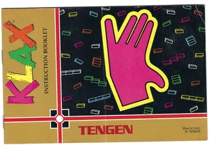 SOLO MANUAL Klax (Nintendo Entertainment System, 1990) Auténtico. - Imagen 1 de 3