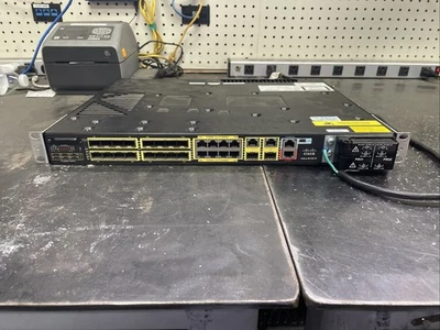 Cisco IE 3010 8-Port PoE IE-3010-16S-8PC Industrial Ethernet Switch AC/DC - Image 1 of 4
