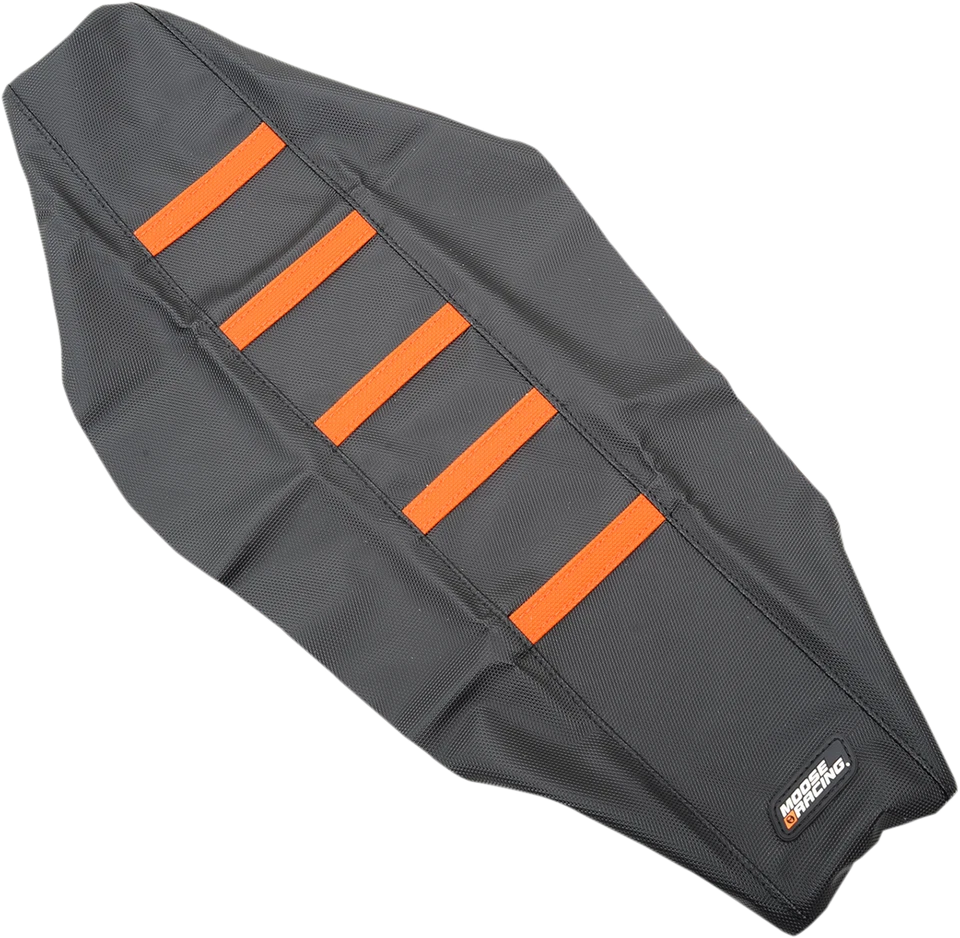 MOOSE OFFROAD acanalado se adapta a la cubierta de asiento - cubierta negra/costillas naranjas - KTM KTM25015 Foto 1 de 1