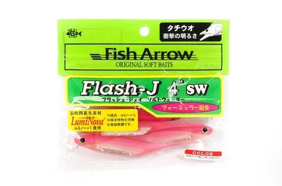 Fish Arrow Soft K�der Flash J SW 4 Zoll 5 St�ck per pack #L135 (1803) - Bild 1 von 4