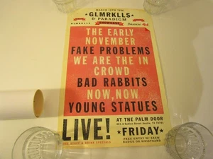 POSTER CONCERTO 2012 AUSTIN TEXAS GLMRKLLS EMO ELECTRONICA, +++ P522 - Foto 1 di 2