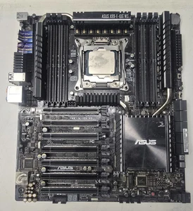 ASUS X99-E WS/USB3.1 Motherboard Intel X99 LGA 2011-V3 DDR4 E5-2698V3 CPU - Picture 1 of 3