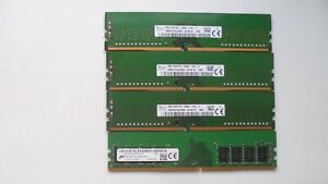 SKhynix MICRON 4 x 8GB 1Rx8 PC4-2666V  HMA81GU66JJR8N-VK N0 AC