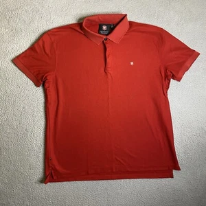 Victorinox Shirt Men XL Polo Red Logo Short Sleeve Button Outdoor Preppy Casual - Picture 1 of 11