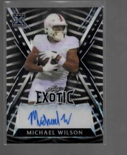 MICHAEL WILSON 2023 LEAF EXOTIC ROOKIE AUTO CARD #BA-MW1  /7