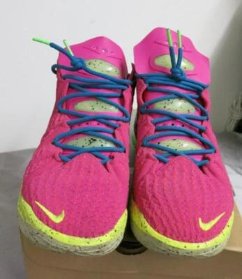 NEW Lebron XVIII Men's Size 10.5 Pink Prime/Multi-Color DB8148-600 - Image 1 of 4