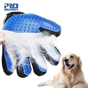 Dog Pet Grooming Glove Silicone Bruch Cleaning Massa Stripping Removing Com Cat