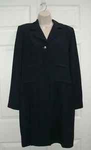 Abrigo de vestir grande para mujer DANNY & NICOLE, talla 12, azul marino, ropa de negocios - Imagen 1 de 16