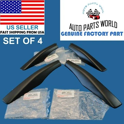 NUEVO GENUINO OEM LEXUS 04-09 RX330 RX350 RX400h JUEGO DE 4 CUBIERTAS DE PATAS DE EXTREMO DE RACK DE TECHO Foto 1 de 4