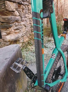 Calcomanía gráfica de protección de marco universal para bicicleta de montaña pegatina protector de tubo descendente - Imagen 1 de 3