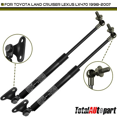 2x Amortiguador de soporte de elevación para puerta trasera Toyota Land Cruiser Lexus LX470 1998-2007	 Foto 1 de 4