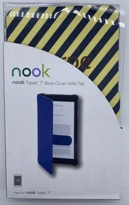 NOOK Tablet 7 Copertina Libro Righe Carpe Diem con linguetta NUOVISSIMA Confezione Manicotto - Foto 1 di 7