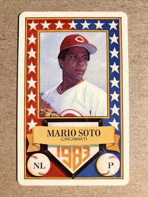 Mario Soto 1983 PERMA-GRAPHICS ALL STAR CREDIT CARD Cincinnati Reds Hard To Find - Image 1 of 4