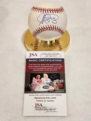 JAVIER VAZQUEZ signed OML baseball JSA COA EXPOS WHITE SOX YANKEES - Image 1 of 4