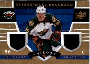 2008-09 (WILD) Upper Deck Trilogy Honorary Swatches #HSPM Pierre-Marc Bouchard