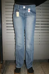 Pantaloni mavi jeans KYRA 10105-1066 ANTO DUSTY twisted leg utility nuovi vintage anni '90 - Foto 1 di 6