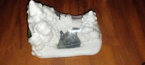 Vtg 1998 CALIFORNIA CREATIONS 94835 snowmen ice skatting mirror  NEW free ship - Picture 1 of 3