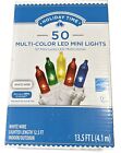 CHRISTMAS LIGHTS:50 LED Multi-Color Wedding Beautiful Save Energy White Wire NEW