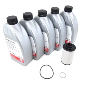DSG Service Kit OEM VW ATF Transmission Dual Clutch 40k Fluid Filter Washer FEBI - Picture 1 of 5