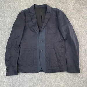 Allsaints Jacket Mens 38 Black Sport Coat Unstructured Blazer Surgeons Cuffs NEW - Picture 1 of 10