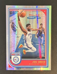 Joel Embiid 2022-2023 Panini NBA Hoops Premium Set Silver Holo 89/199 - 76ERS