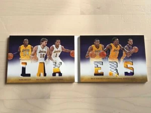 2012-13 Preferred Kobe Bryant/Pau Gasol/Metta World Peace 6x Patch Booklet */25 - Picture 1 of 4