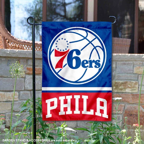Philadelphia 76ers Garden Flag and Yard Banner Cover