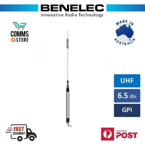 Benelec UHF 6.5dB GPI Elevated Feed Antenna 490-520MHz, Stainless Steel - 02637Y - Picture 1 of 3