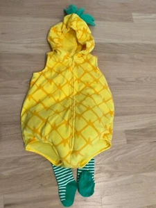 Carter's Baby Halloween plush 2-pc Pineapple fleece costume Sz 24 Months - Picture 1 of 7