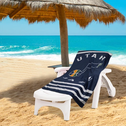 Northwest NBA Utah Jazz "Stripes" Beach Towel, 30" x 60" Cover