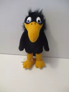 Peluche vintage Secret of Nimh imbottito 1982 Jeremy il corvo 9 pollici Dakin RARO - Foto 1 di 8