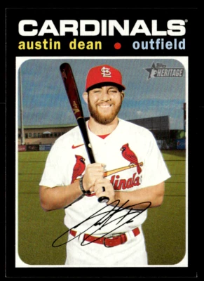 2020 Topps Heritage High Number - #579 Austin Dean - Image 1 of 2
