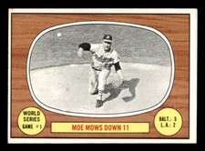 1967 Topps Baseball #151 World Series Game #1 (Moe Mows Down 11) VG/EX *d3